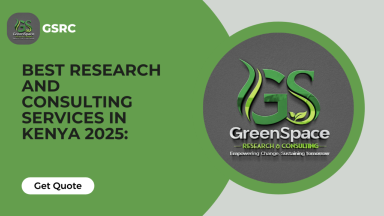 Best Research and Consulting Services in Kenya 2025